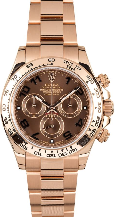 rolex daytona rose gold chocolate dial price|men's chocolate dial Rolex.